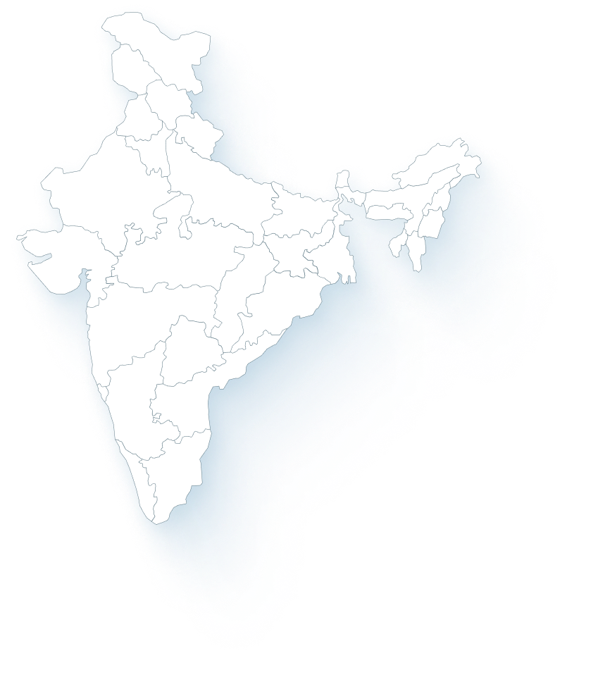 Static India Map