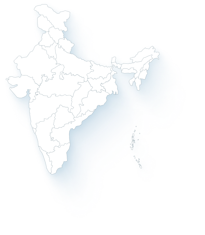 Static India Map